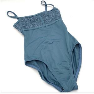 MOTIONWEAR Deep Blue Gym Leotard, Bodysuit